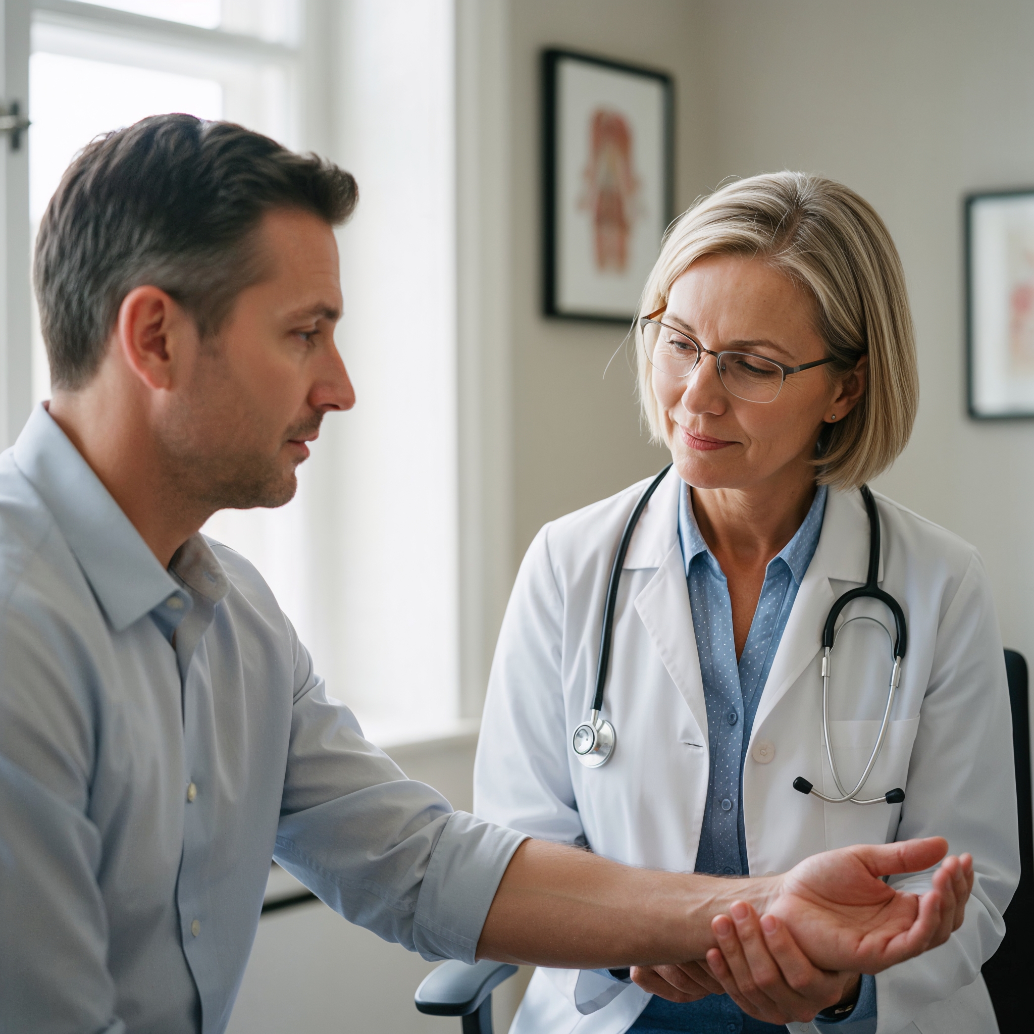 Médico en consulta